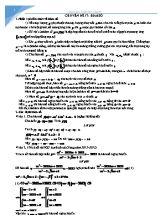 Đề cương ôn thi môn Toán Lớp 9 - Chuyên đề 17 Hàm số